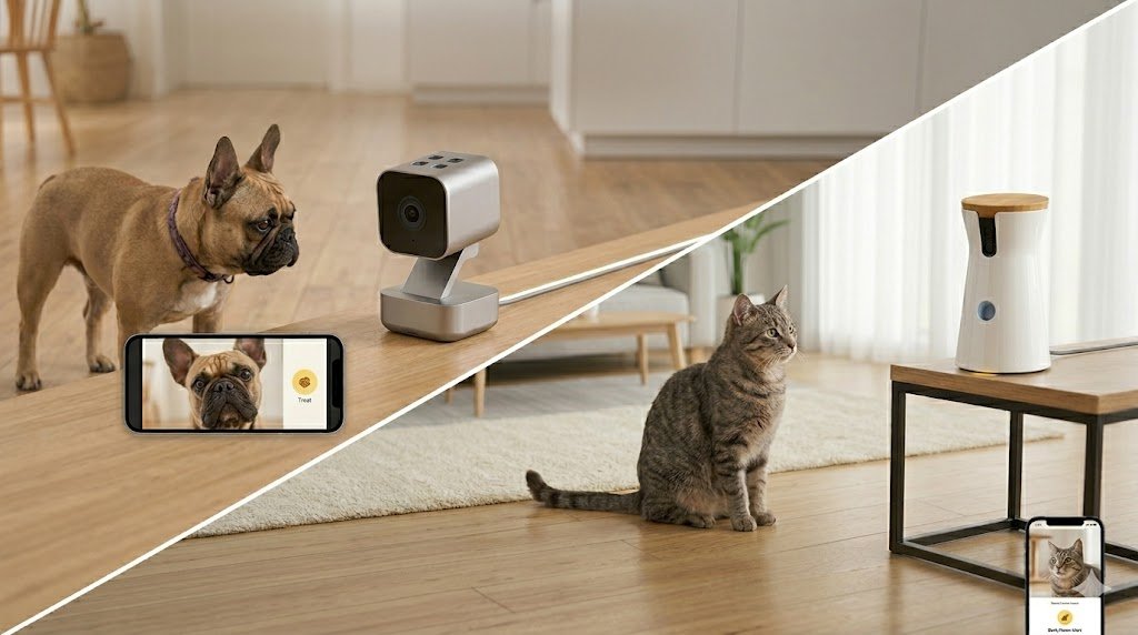 Furbo 360 dog camera vs Blink Mini - best pet camera comparison 2026