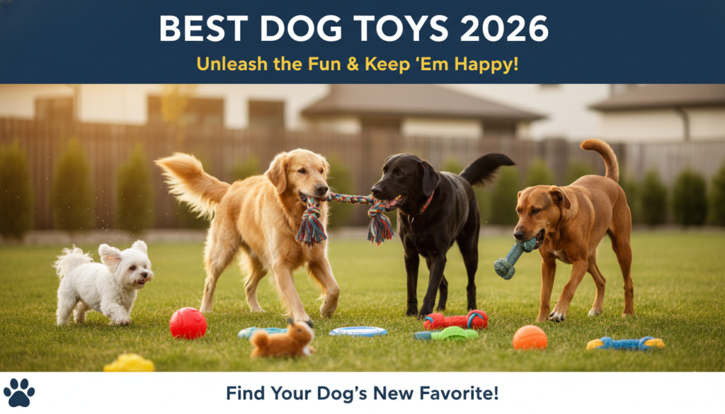 Best dog toys 2026 including chew toys fetch balls and puzzle toys